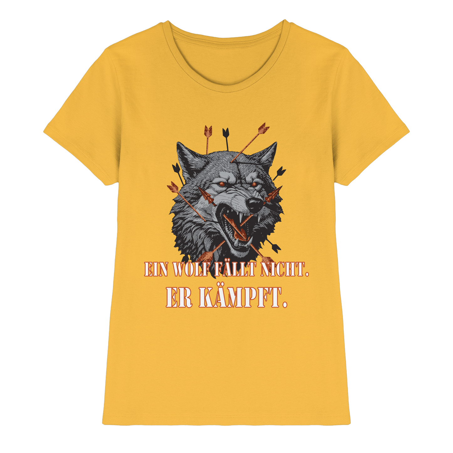 The Unbroken Wolf - Ladies Premium Shirt