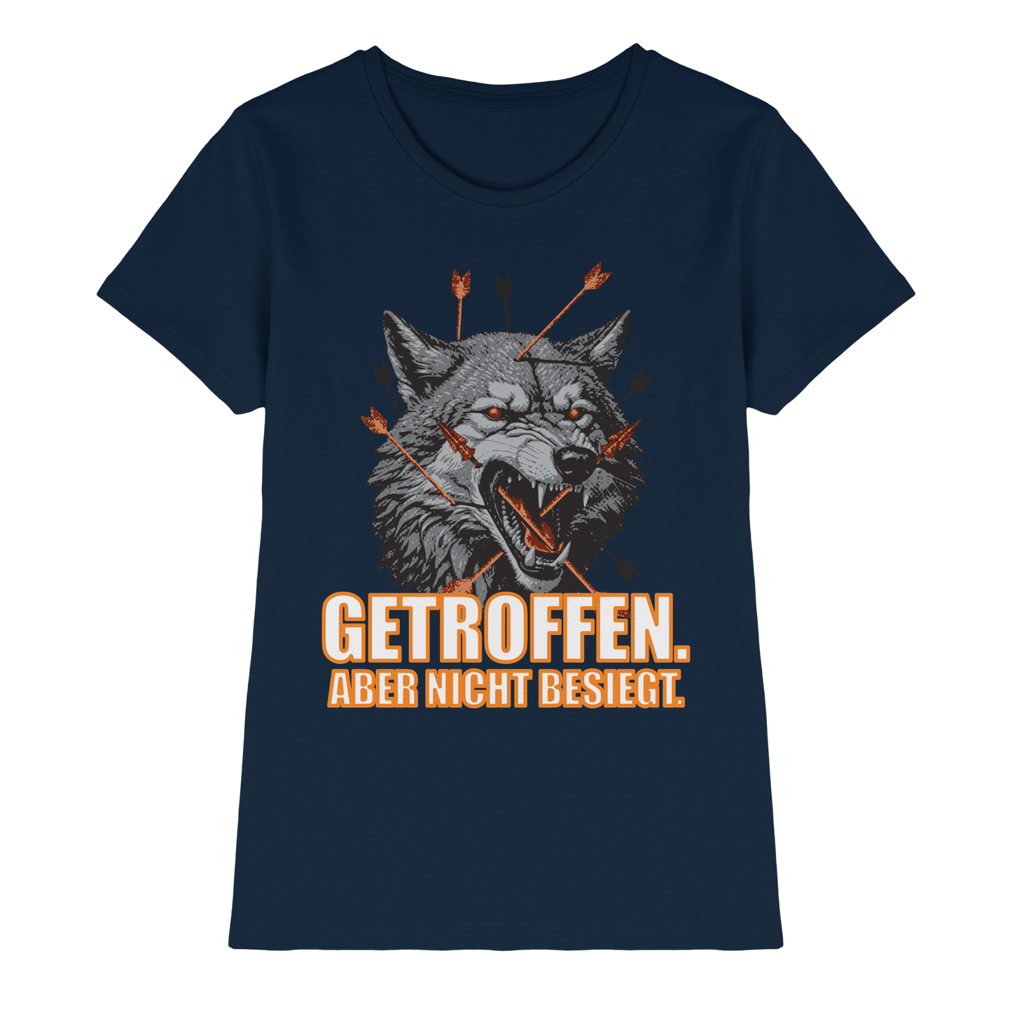 Alpha Wolf – Unbroken - Ladies Premium Shirt