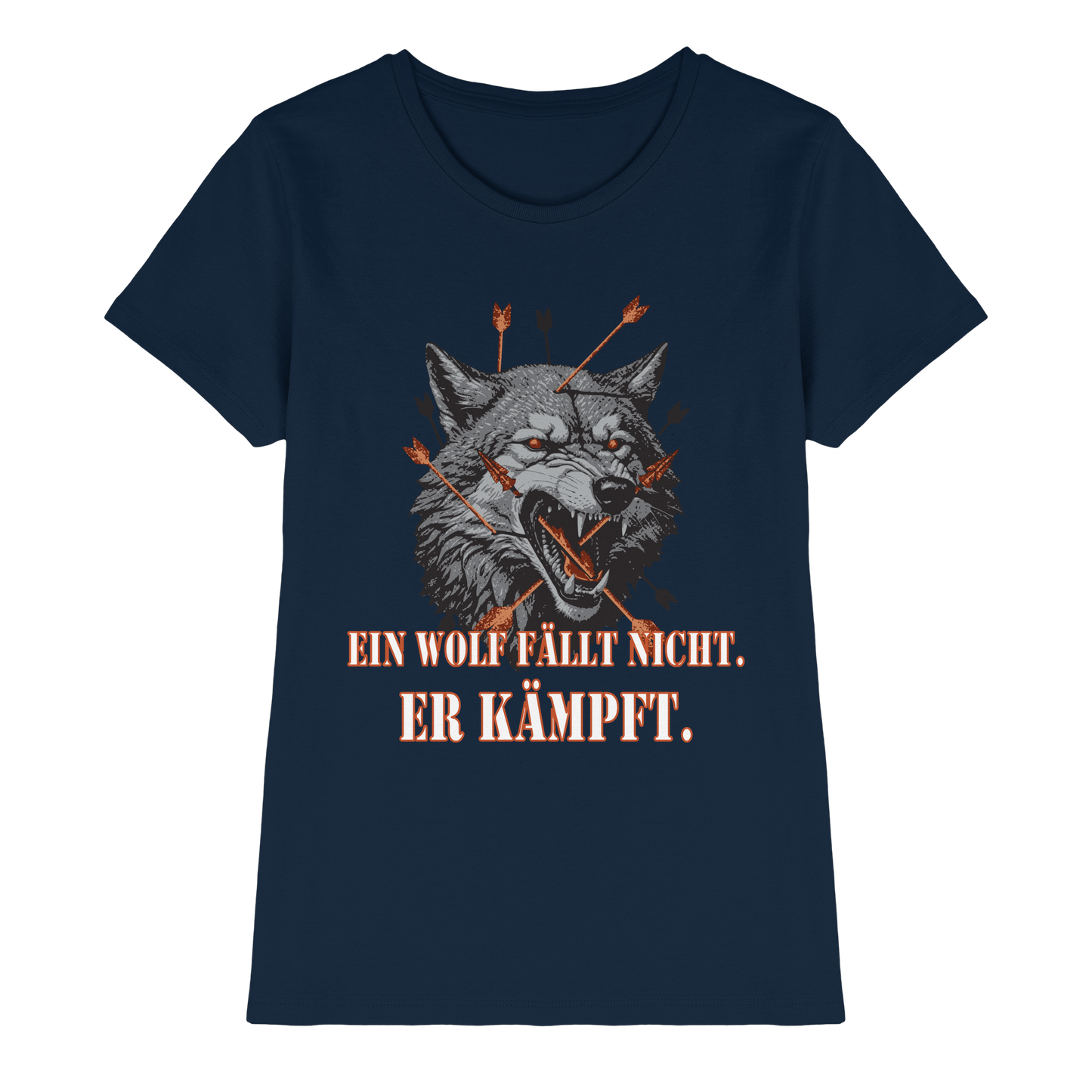 The Unbroken Wolf - Ladies Premium Shirt