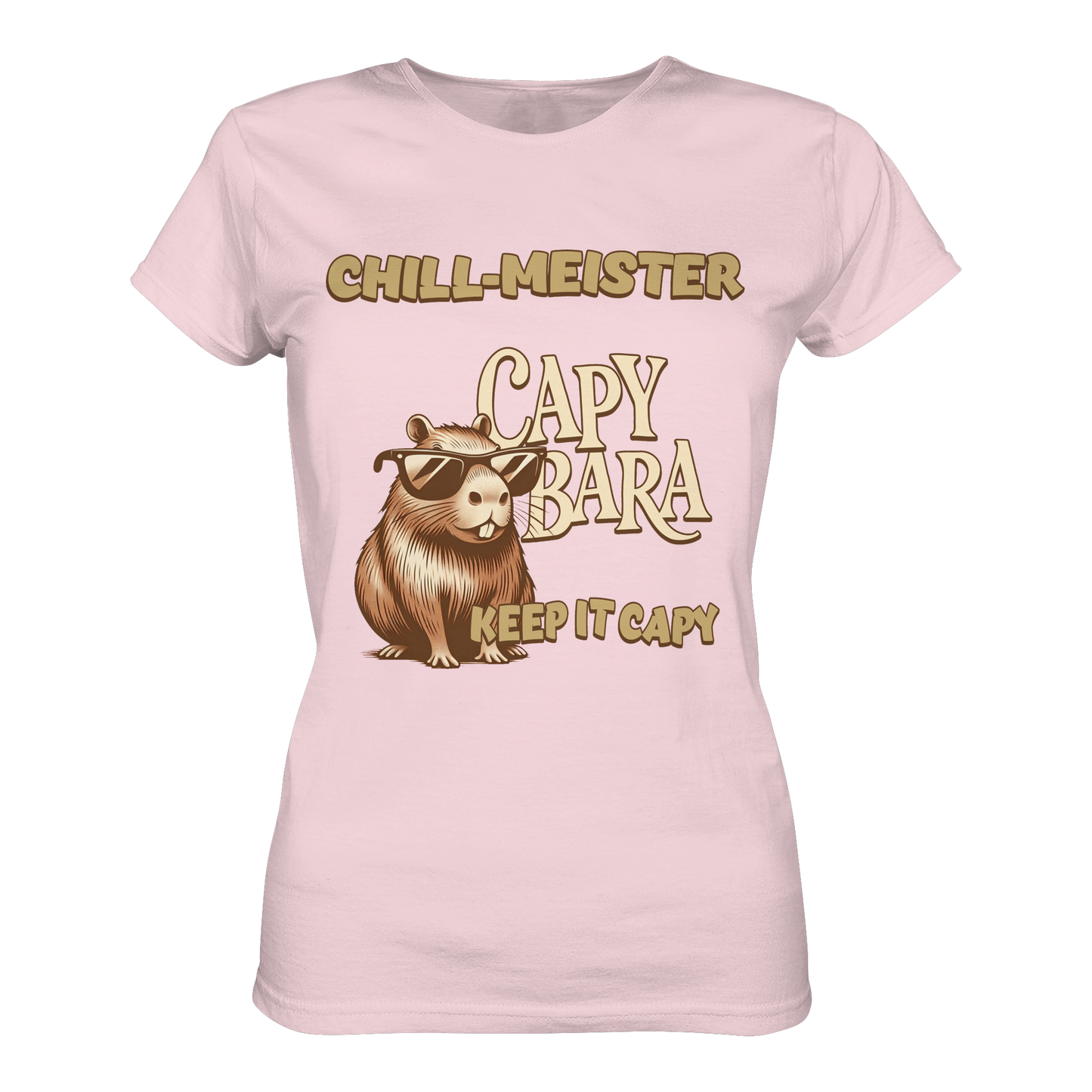 Chill-Meister Capybara – Keep it Capy (Bio & Premium) - Ladies Premium Shirt