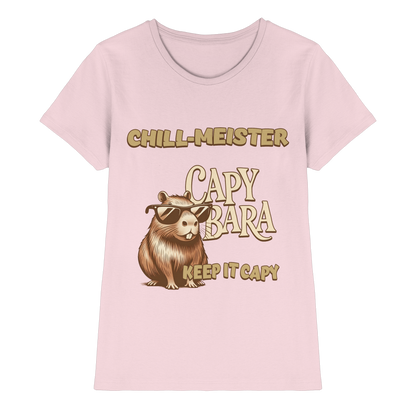 Chill-Meister Capybara – Keep it Capy (Bio & Premium) - Ladies Premium Shirt