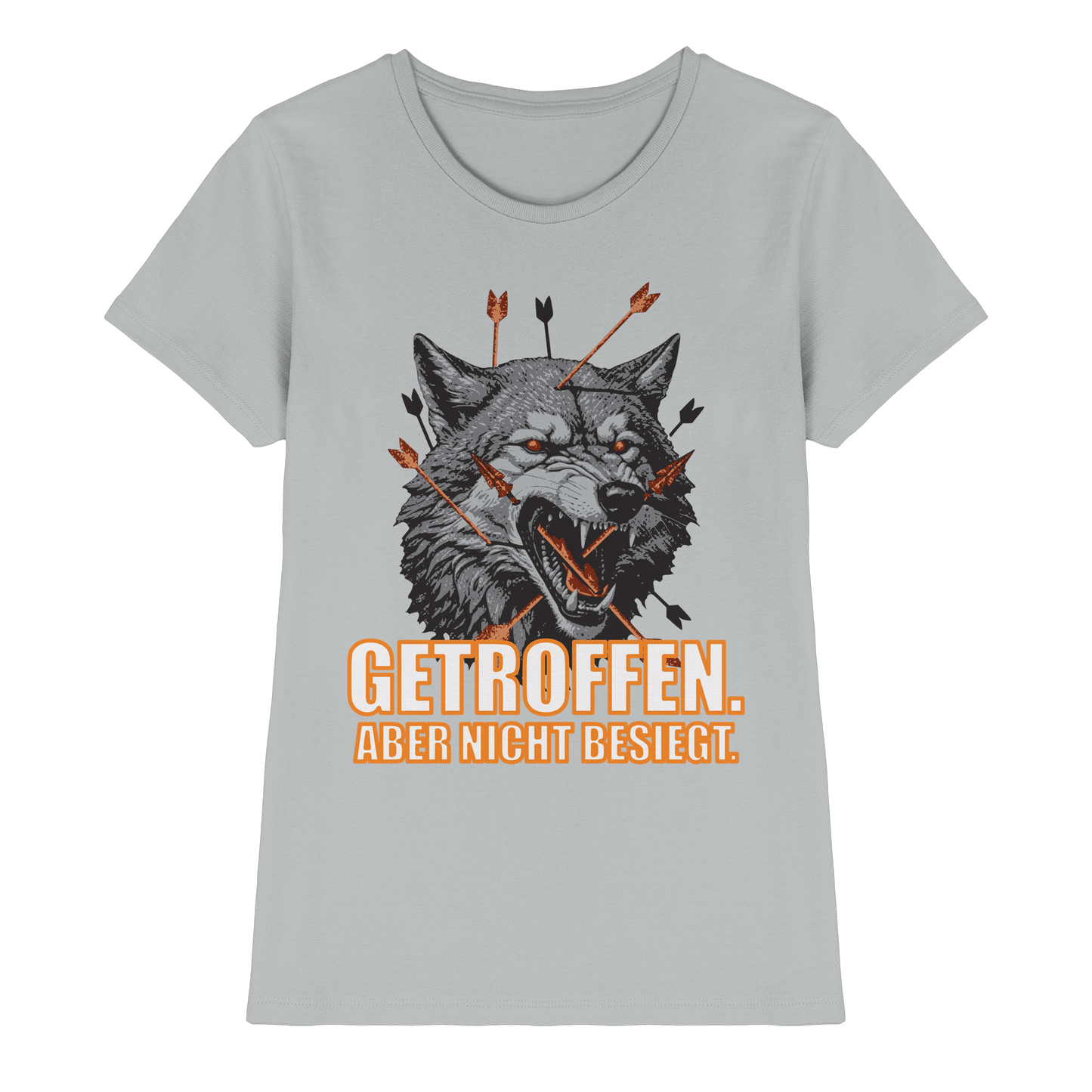 Alpha Wolf – Unbroken - Ladies Premium Shirt