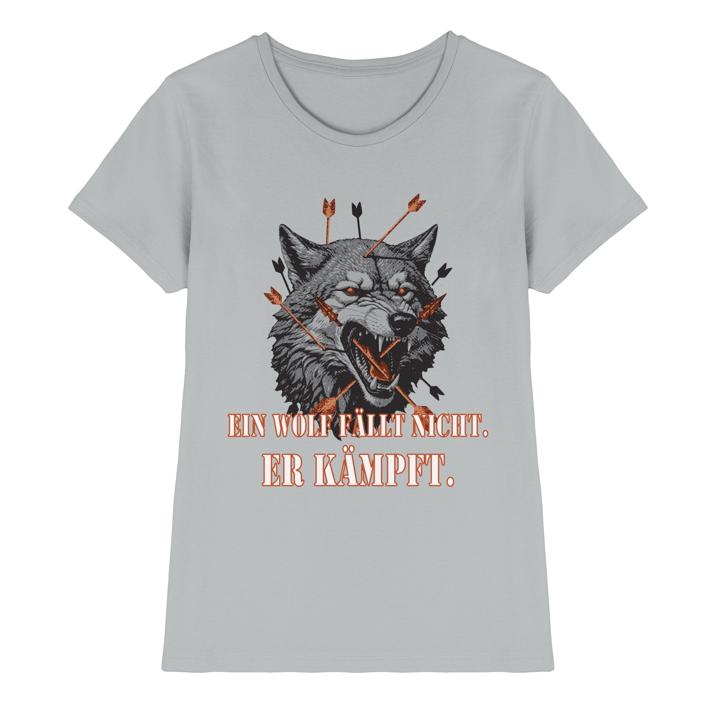 The Unbroken Wolf - Ladies Premium Shirt