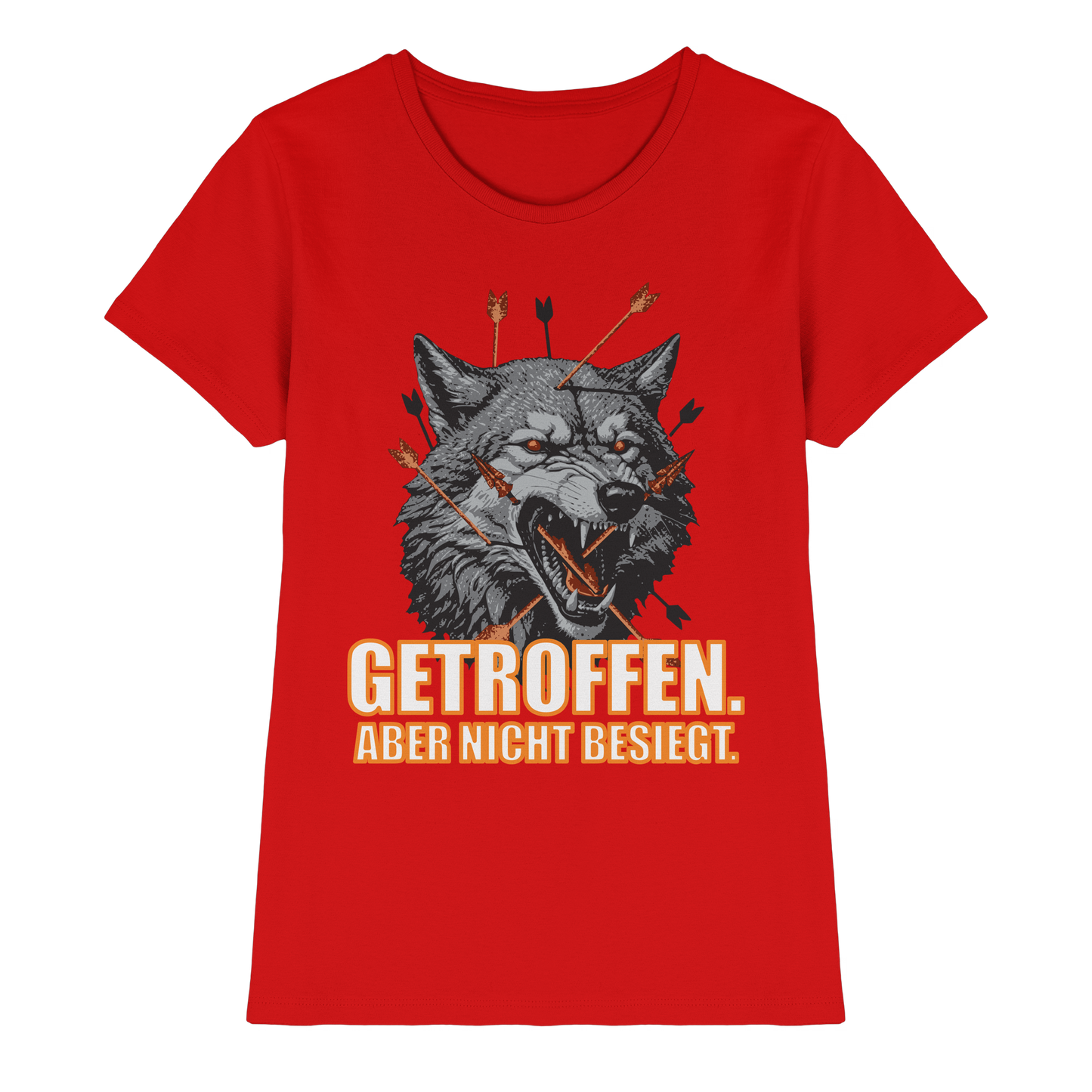 Alpha Wolf – Unbroken - Ladies Premium Shirt