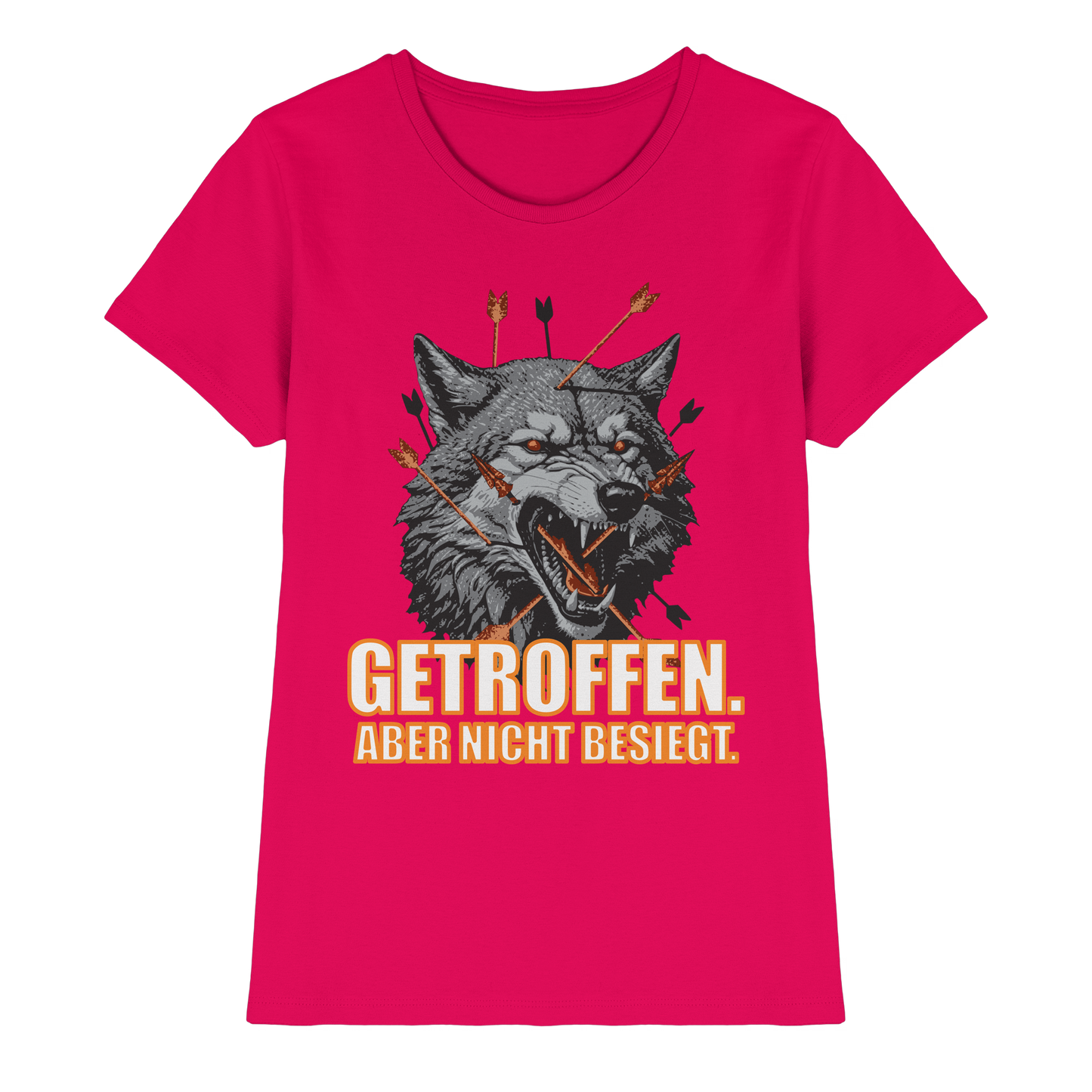 Alpha Wolf – Unbroken - Ladies Premium Shirt