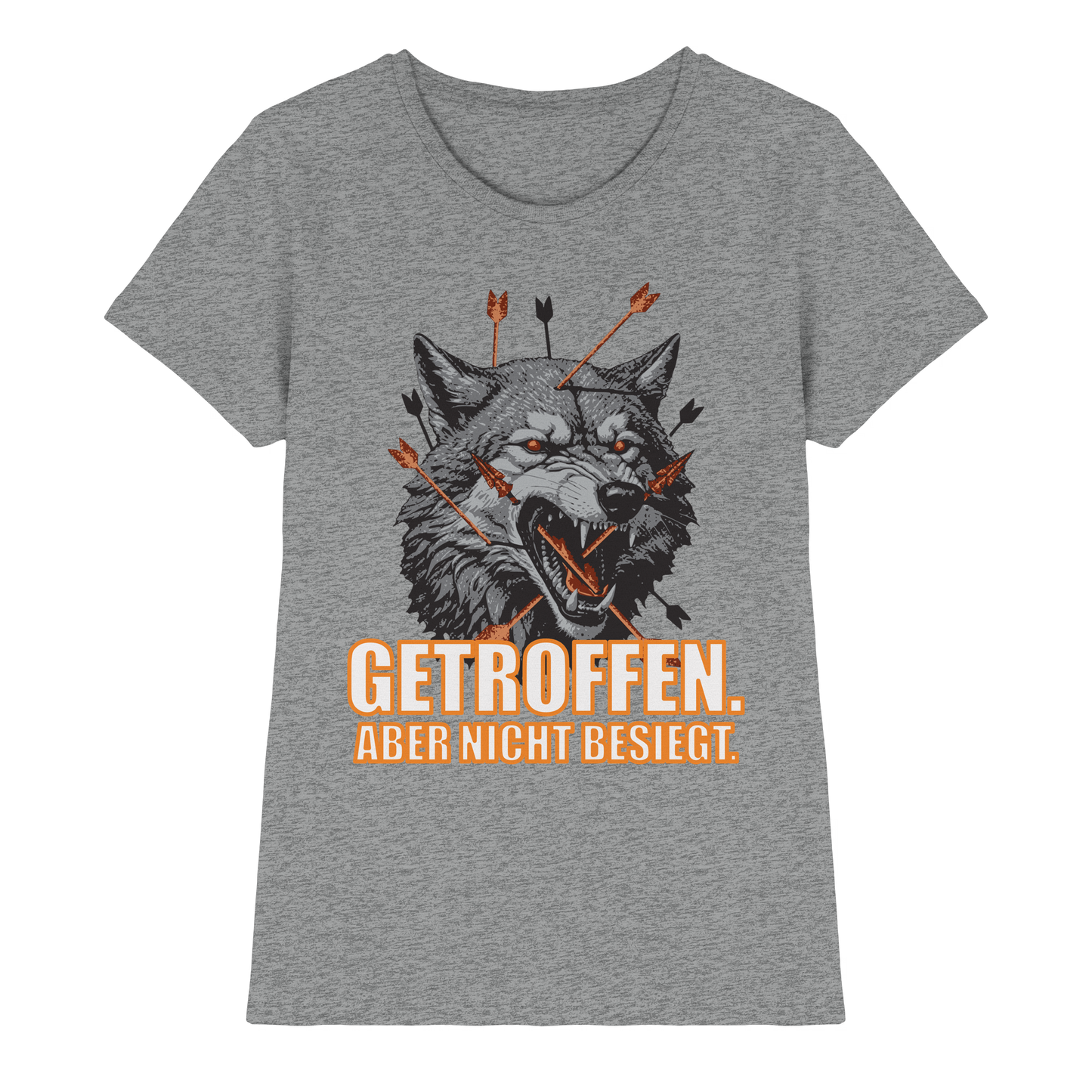 Alpha Wolf – Unbroken - Ladies Premium Shirt