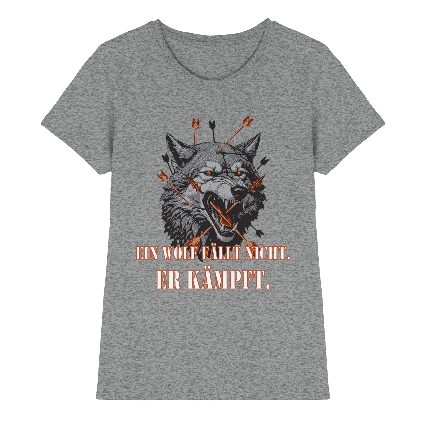 The Unbroken Wolf - Ladies Premium Shirt
