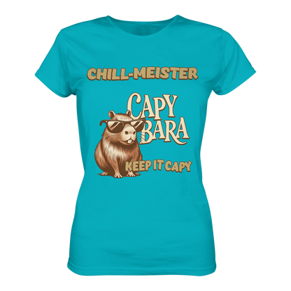 Chill-Meister Capybara – Keep it Capy (Bio & Premium) - Ladies Premium Shirt