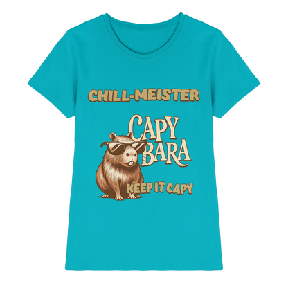 Chill-Meister Capybara – Keep it Capy (Bio & Premium) - Ladies Premium Shirt