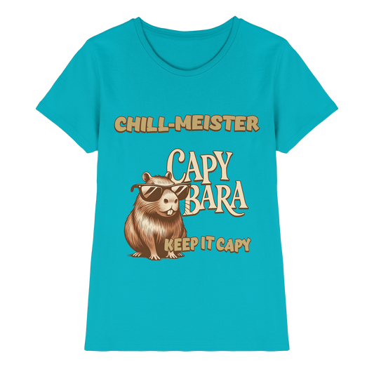 Chill-Meister Capybara – Keep it Capy (Bio & Premium) - Ladies Premium Shirt