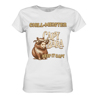Chill-Meister Capybara – Keep it Capy (Bio & Premium) - Ladies Premium Shirt
