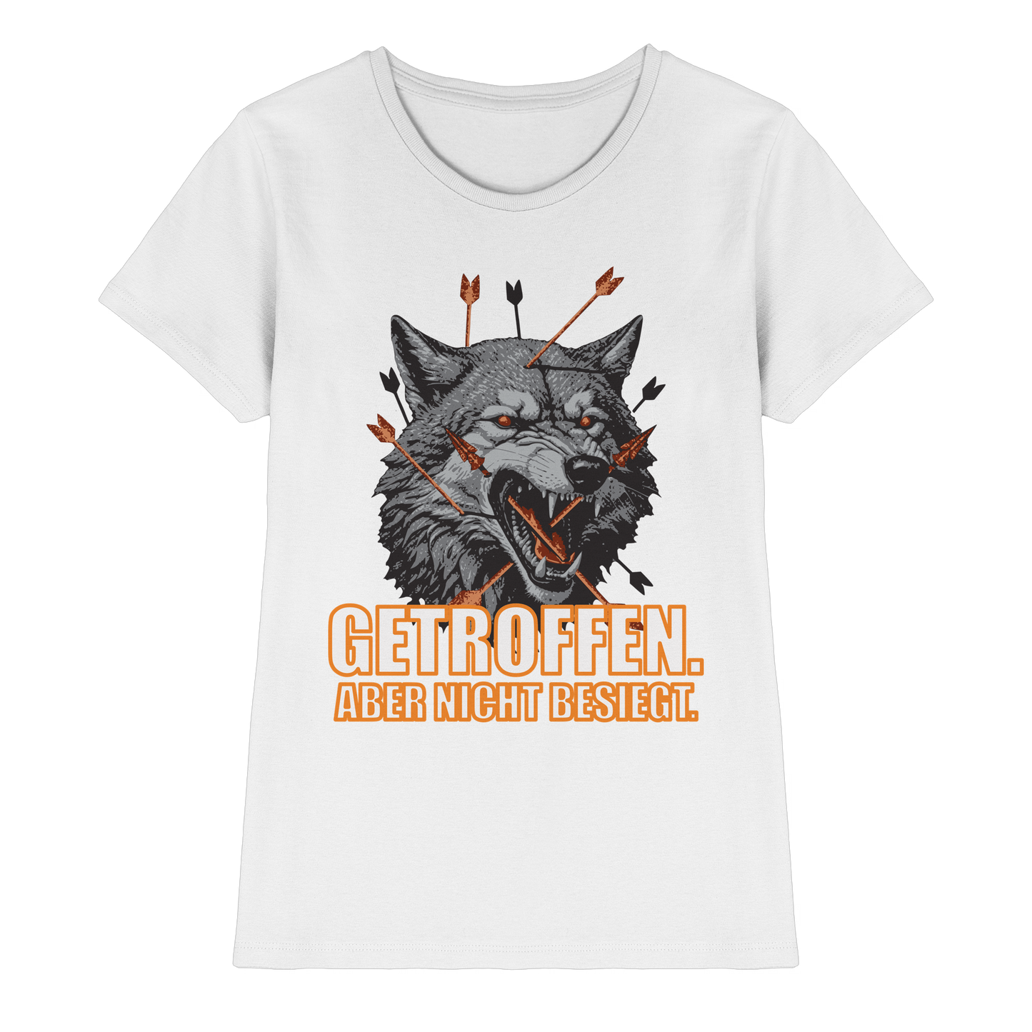 Alpha Wolf – Unbroken - Ladies Premium Shirt