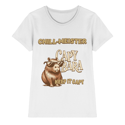 Chill-Meister Capybara – Keep it Capy (Bio & Premium) - Ladies Premium Shirt