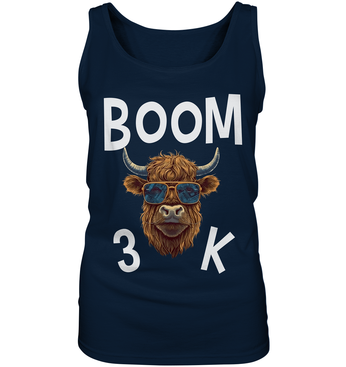 Ladies Tank-Top BOOM 3 K Streetwear Statement - Influencer -