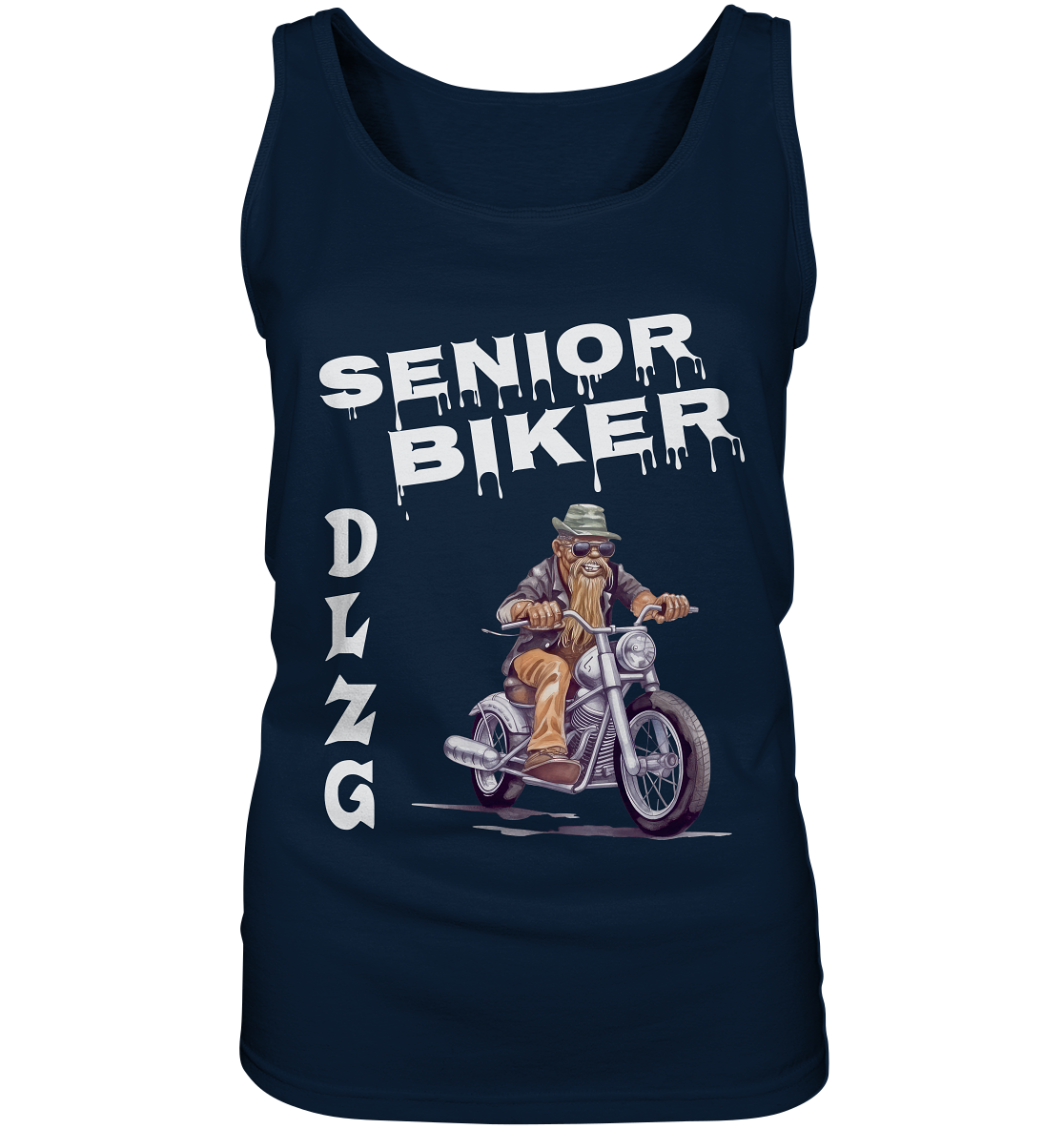 DLzG Opa Biker Fun Motiv 1- Ladies Tank-Top