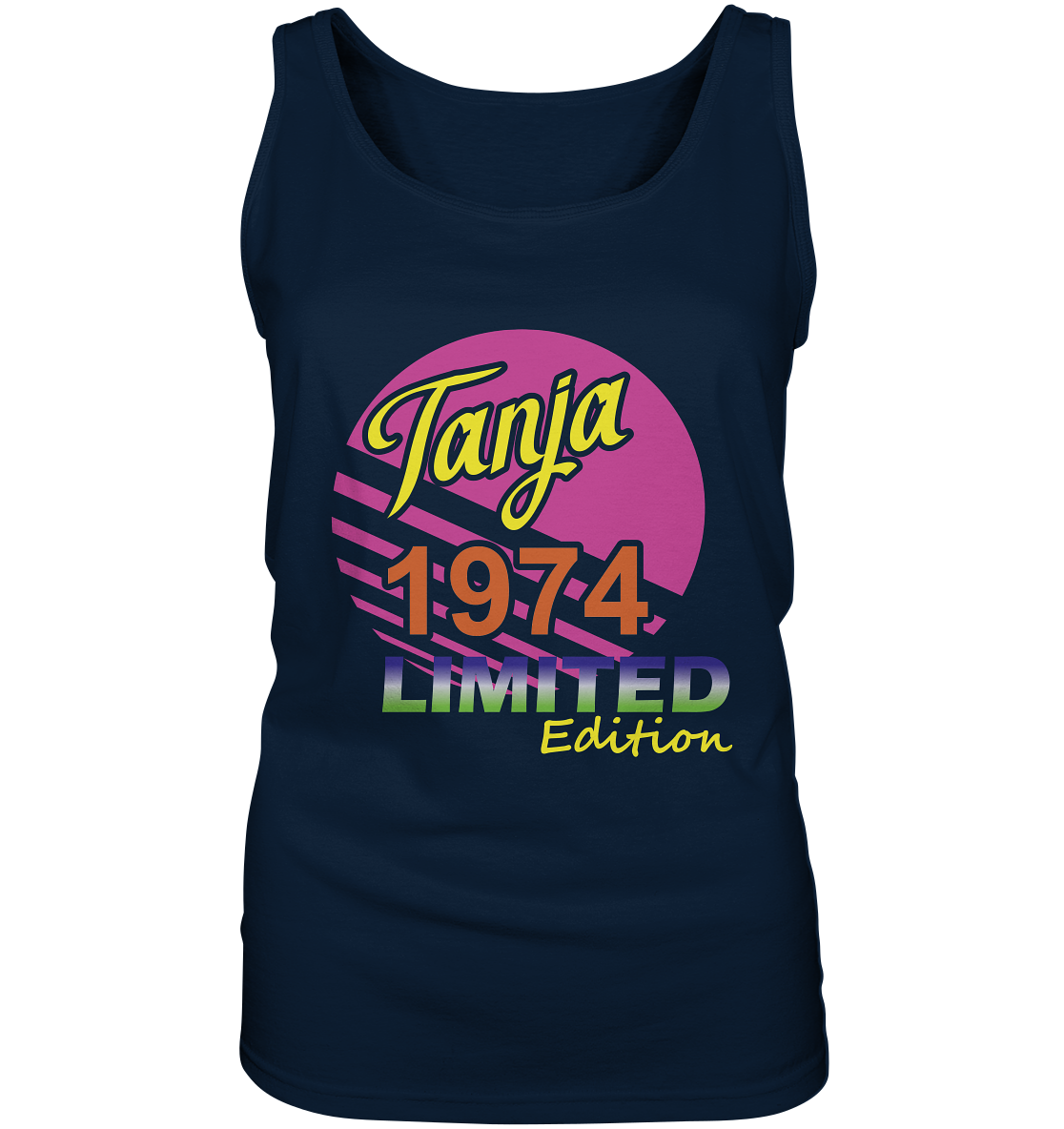 Tanja Limited Edition 1974 Geburtstag Jahrgang 1974 Damen - Ladies Tank-Top