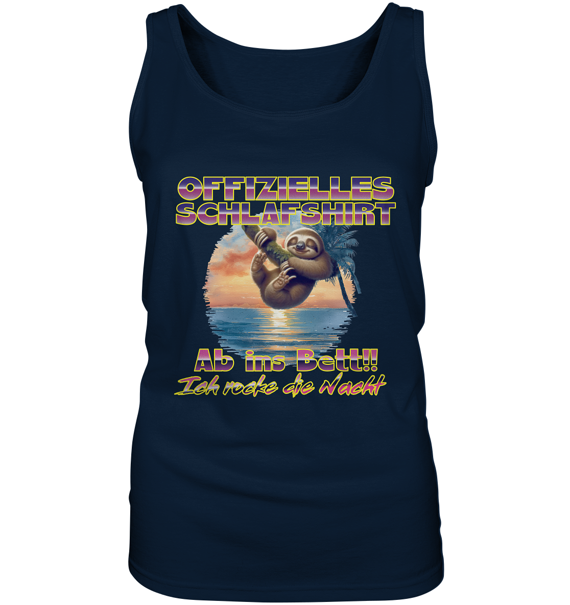 Schlafshirt - Ab ins Bett - Damen Tank-Top