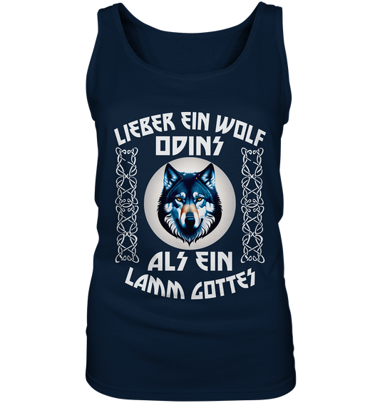 Odins Wolf: Stärke, Stolz und Unabhängigkeit 5- Ladies Tank-Top