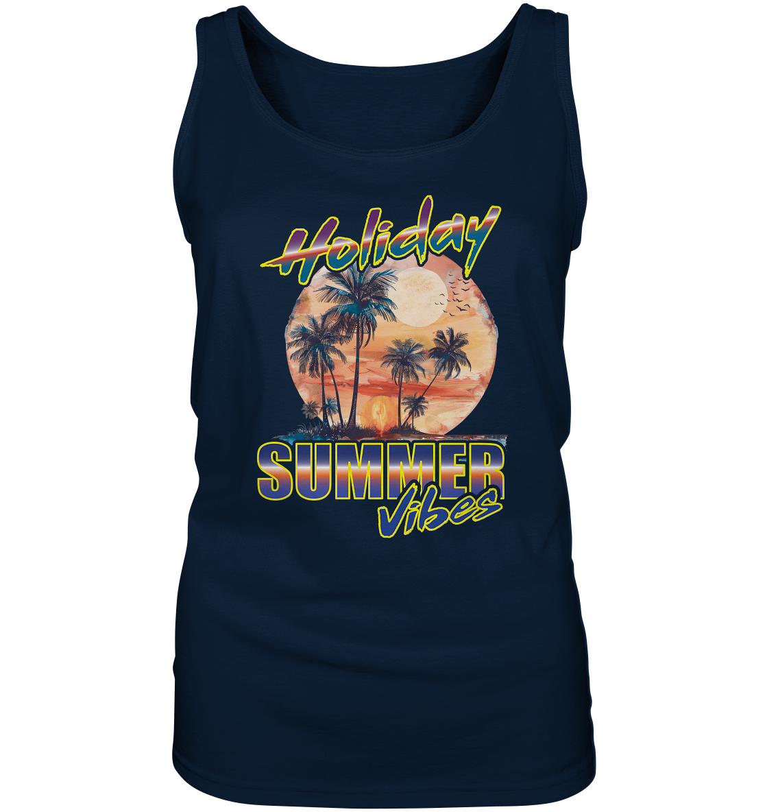 Urlaubs Shirt Holiday Summer Vibes - Ladies Tank-Top