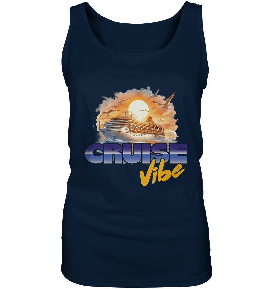 T-Shirt Kreuzfahrt Stimmung - Ladies Tank-Top