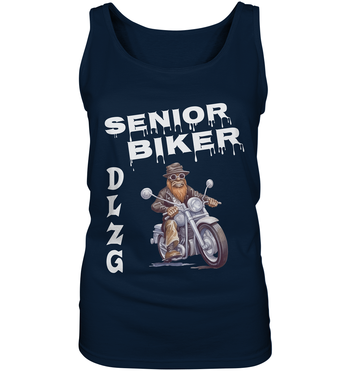 DLzG Opa Biker Fun Motiv 3- Ladies Tank-Top