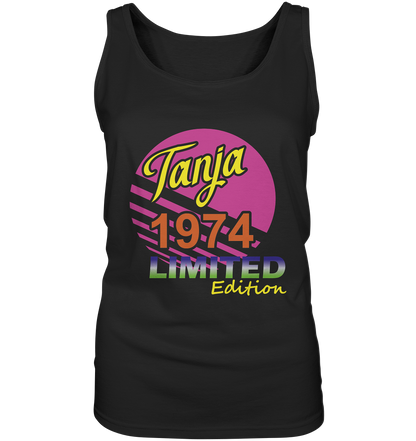 Tanja Limited Edition 1974 Geburtstag Jahrgang 1974 Damen - Ladies Tank-Top