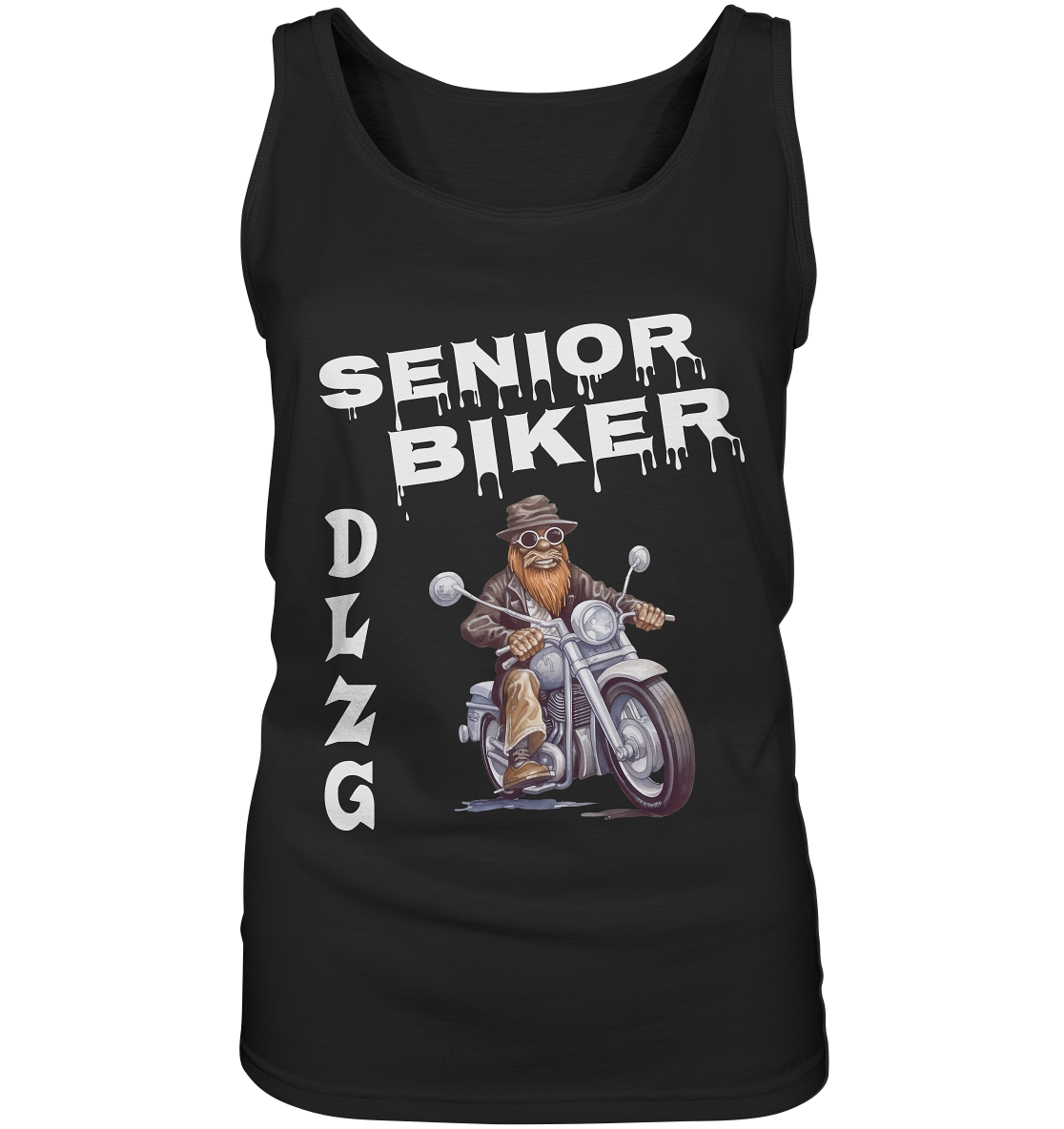 DLzG Opa Biker Fun Motiv 3- Ladies Tank-Top