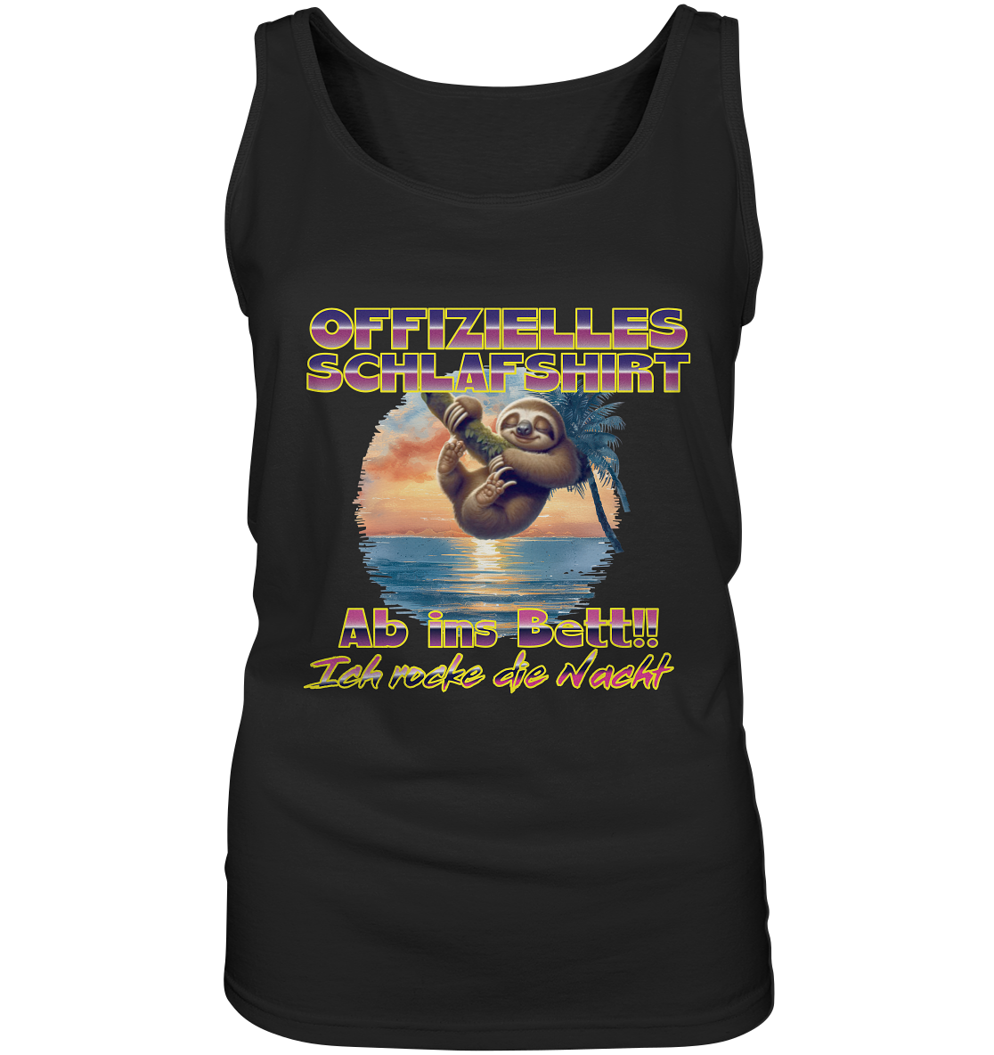 Schlafshirt - Ab ins Bett - Damen Tank-Top