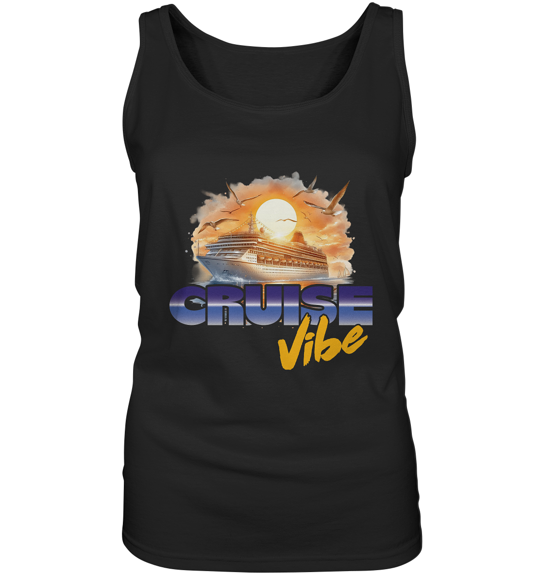 T-Shirt Kreuzfahrt Stimmung - Ladies Tank-Top