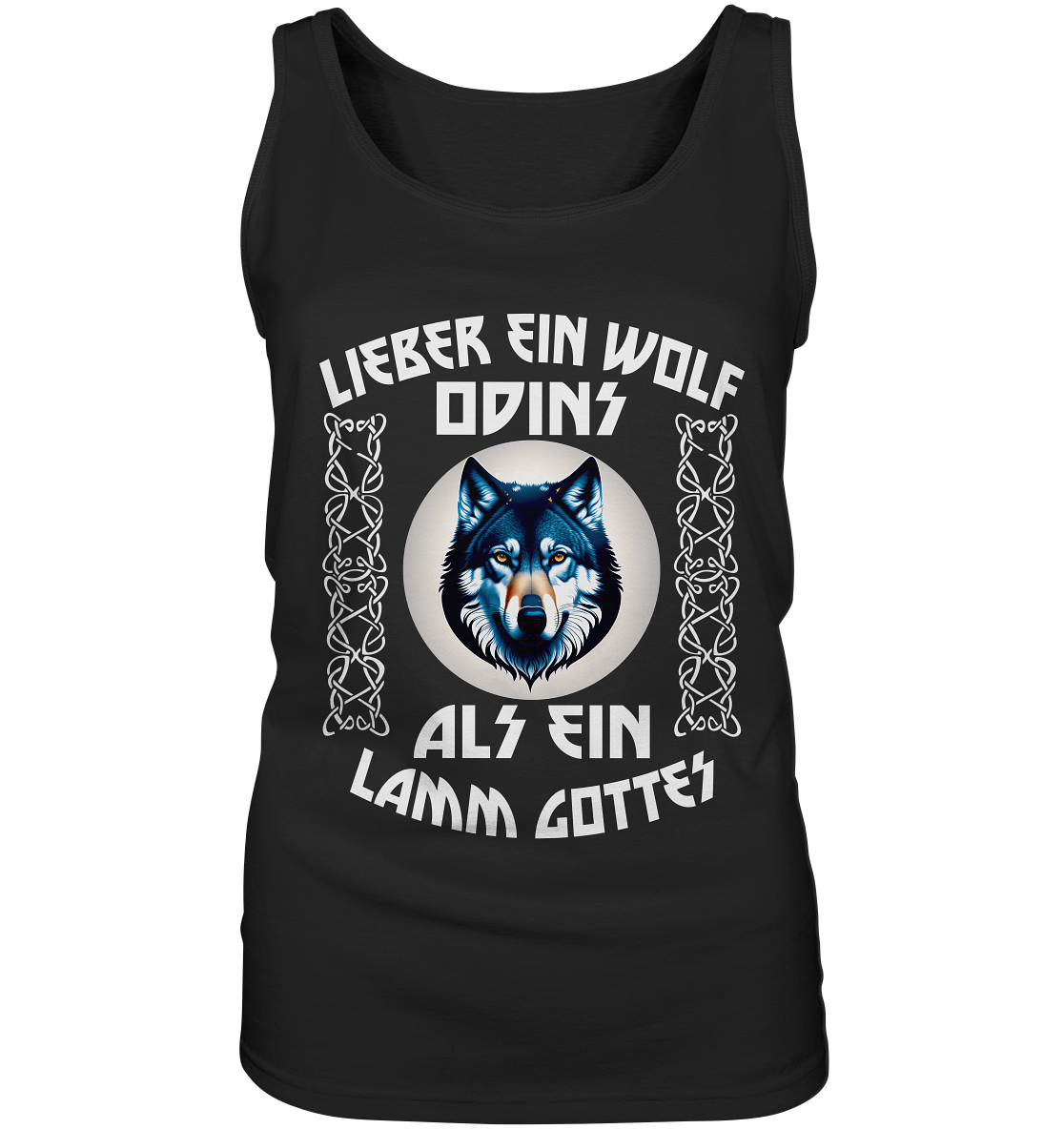 Odins Wolf: Stärke, Stolz und Unabhängigkeit 5- Ladies Tank-Top