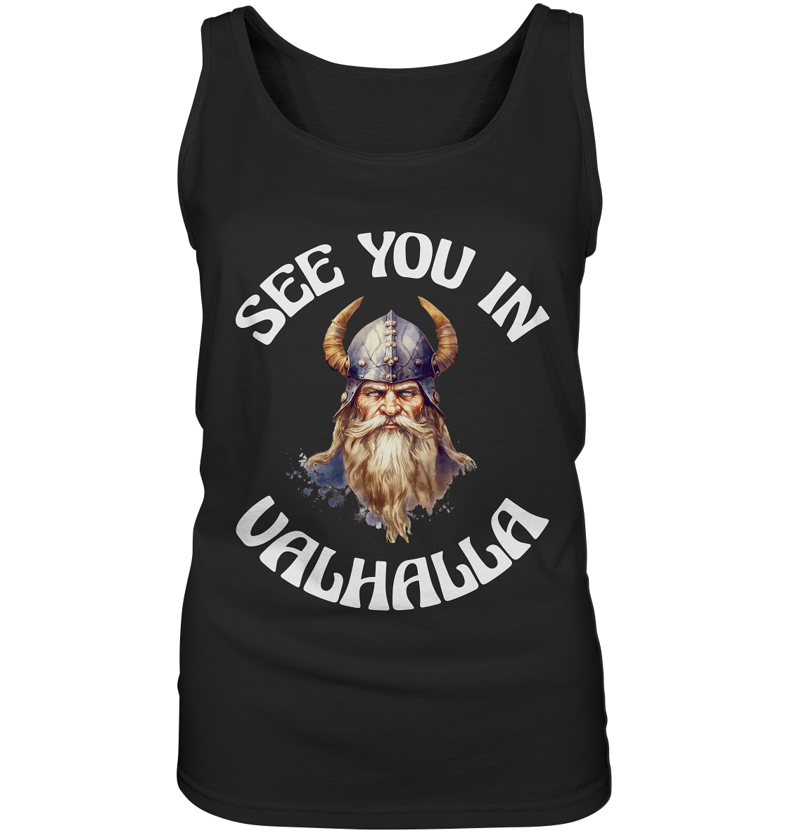 SEE YOU IN VALHALLA NO 3  - STREETWEAR - STATEMENT - Ladies Tank-Top