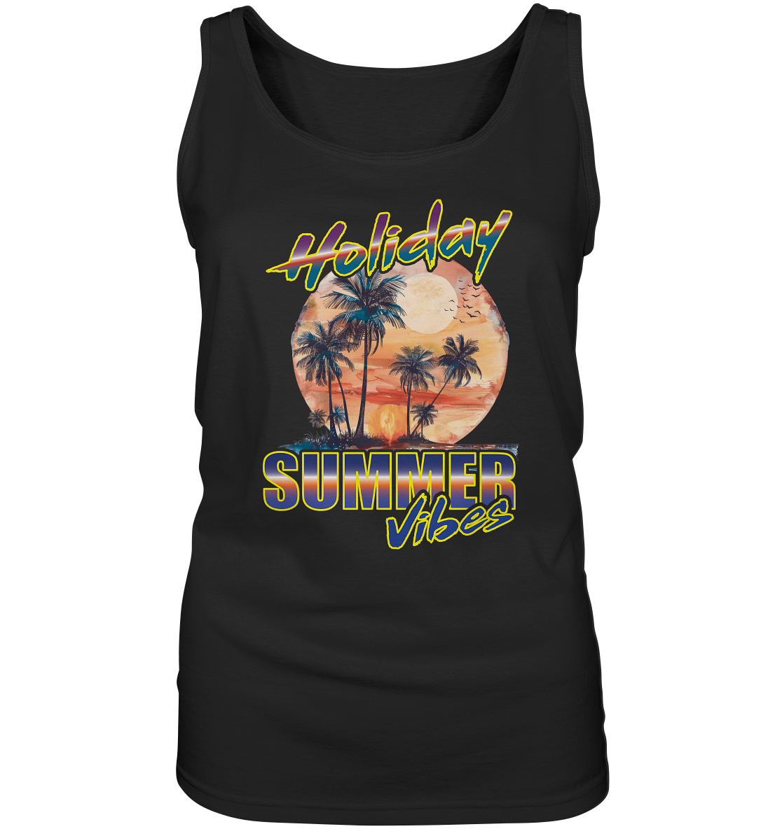 Urlaubs Shirt Holiday Summer Vibes - Ladies Tank-Top