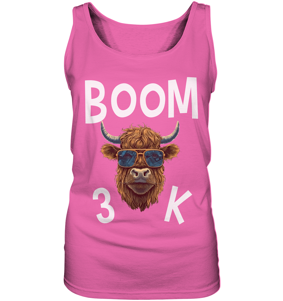 Ladies Tank-Top BOOM 3 K Streetwear Statement - Influencer -