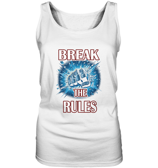 Rules T-Shirt Damen Tanktop weiß