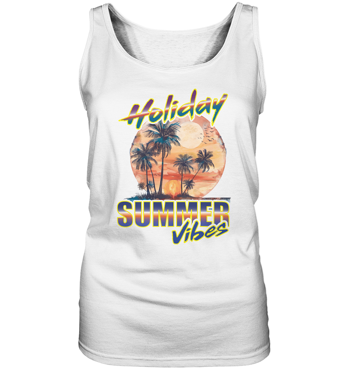 Urlaubs Shirt Holiday Summer Vibes - Ladies Tank-Top