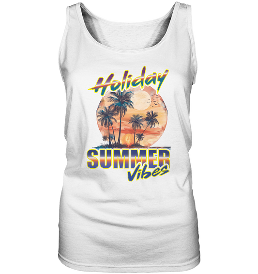 Urlaubs Shirt Holiday Summer Vibes - Ladies Tank-Top