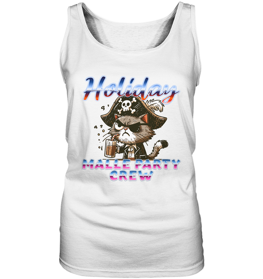 Urlaubsshirt Malle- Party Crew - Ladies Tank-Top