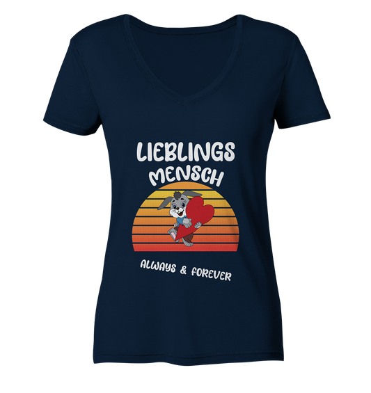 LIEBLINGSMENSCH – ALWAYS & FOREVER - STREETWEAR _ STATEMENTS - Ladies V-Neck Shirt