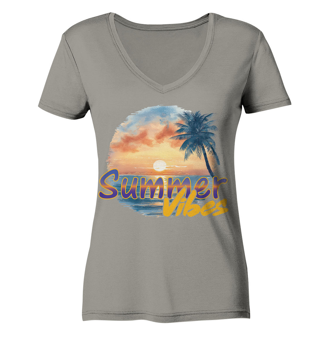 Sommer Shirts Vibes - Ladies V-Neck Shirt