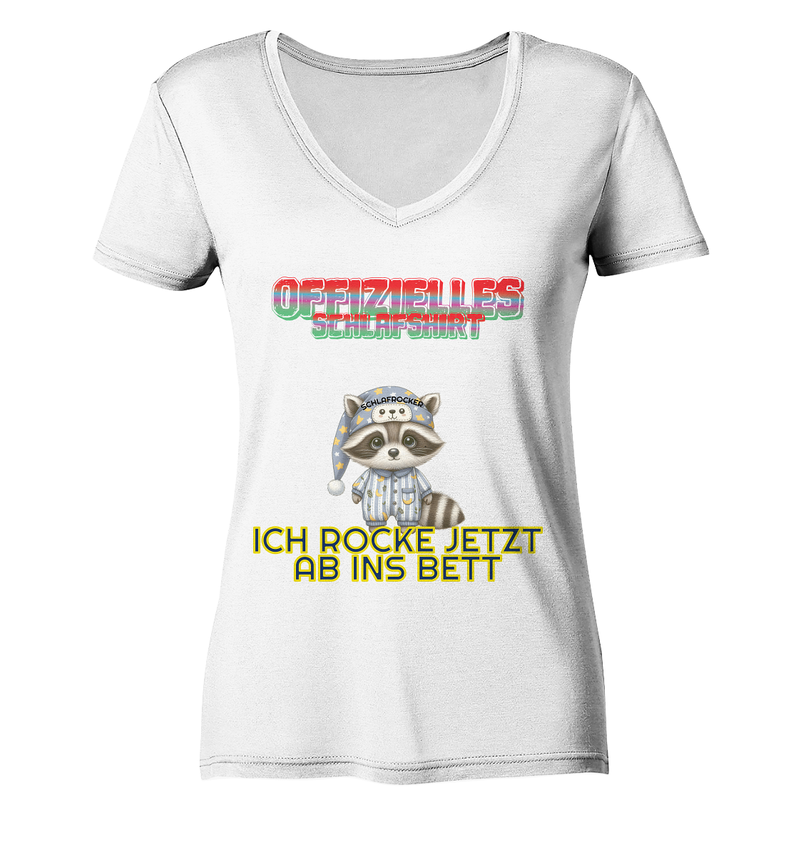 Offizielles Schlafshirt - Damen V-Neck Shirt