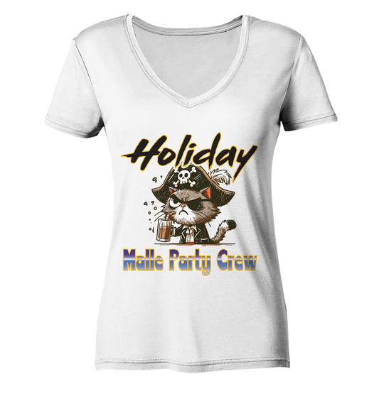 Urlaubsshirt Malle Crew - Ladies V-Neck Shirt