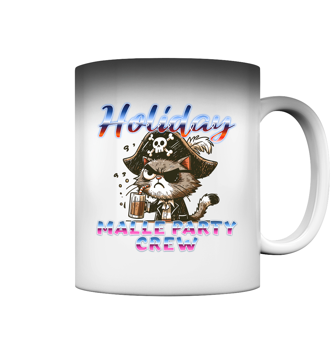 Urlaubsdruck Malle- Party Crew - Magic Mug