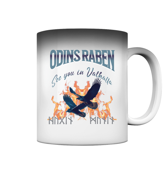 Raben Odins mystisch - Magic Mug