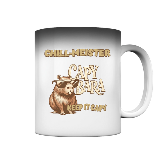 Chill-Meister Capybara – Keep it Capy (Bio & Premium) - Magic Mug