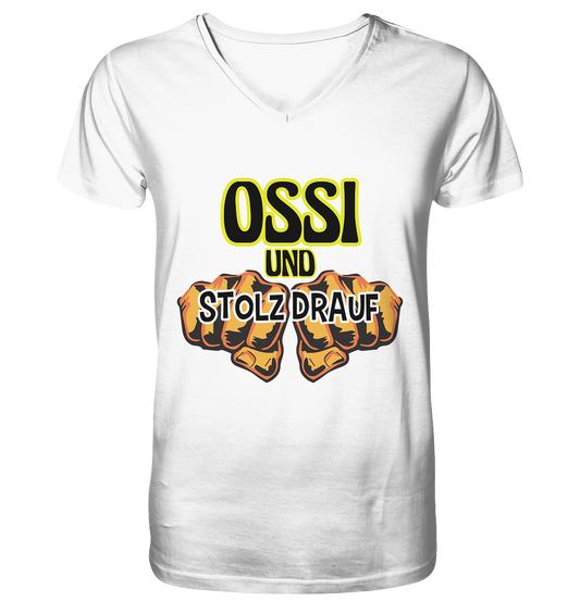 Ossi und stolz drauf - Mens Organic V-Neck Shirt