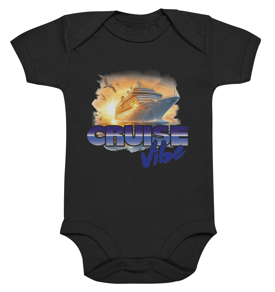 T-Shirt Cruise Vibe - Organic Baby Bodysuite