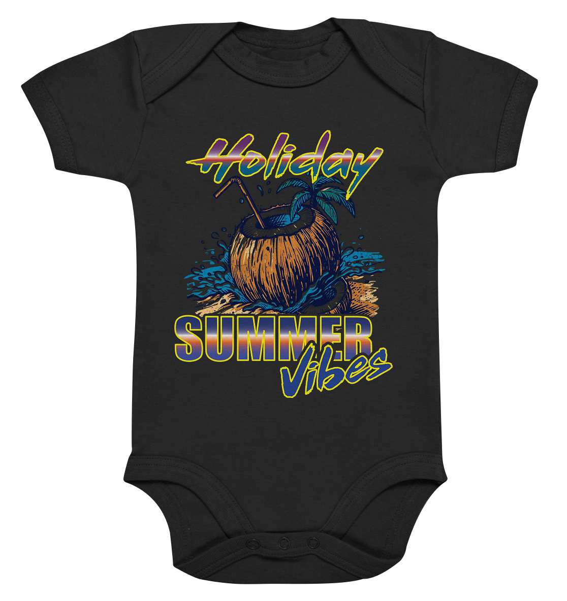 Urlaubs T-Shirt Holiday - Organic Baby Bodysuite