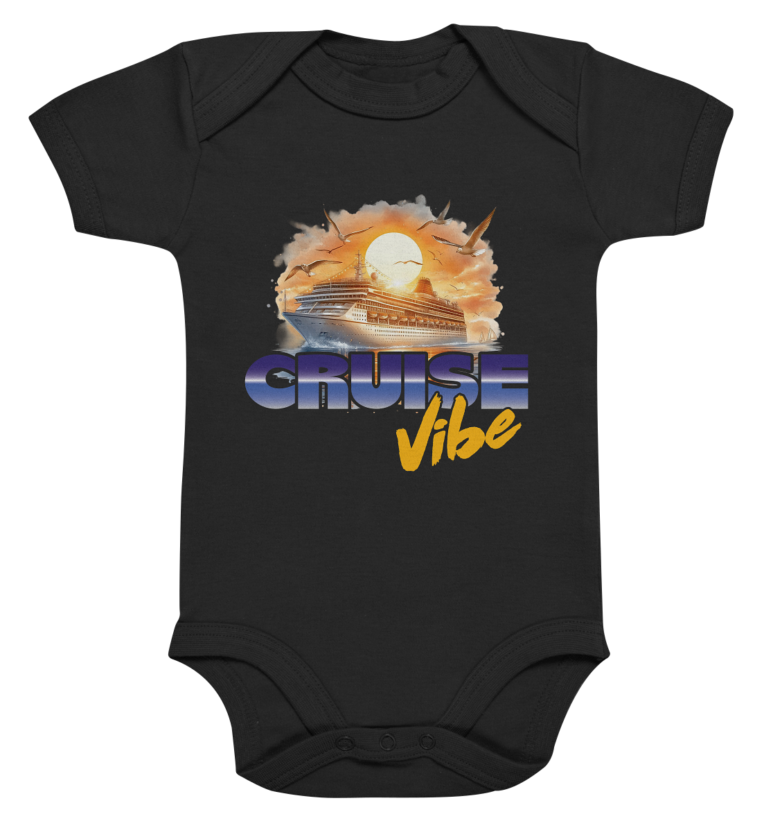 T-Shirt Kreuzfahrt Stimmung - Organic Baby Bodysuite