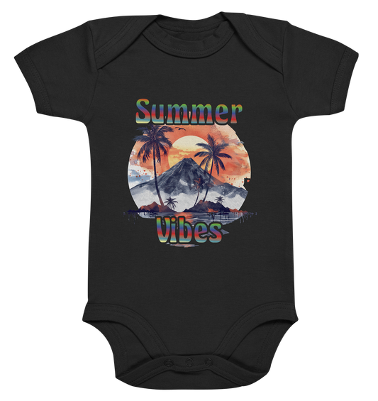 Summer Vibes - Sommer Shirts - Organic Baby Bodysuite