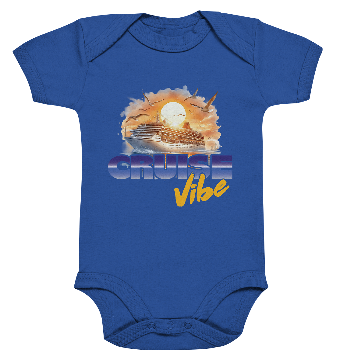 T-Shirt Kreuzfahrt Stimmung - Organic Baby Bodysuite